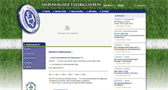 Desktop Screenshot of habenhauserfv.de